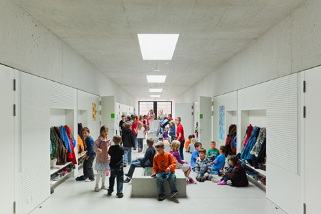 school and gym by Zwimpfer Partner AG