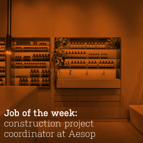 Job of the week: construction project coordinator at Aesop