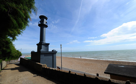 Beach Hut in the Style of Nicholas Hawksmoor by Pablo Bronstein