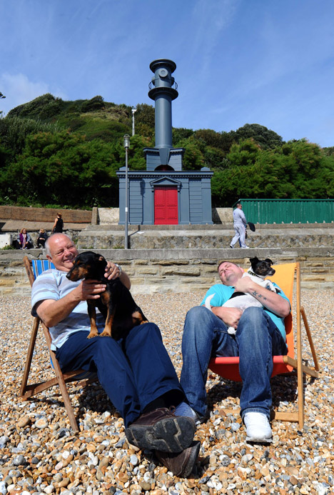 Beach Hut in the Style of Nicholas Hawksmoor by Pablo Bronstein