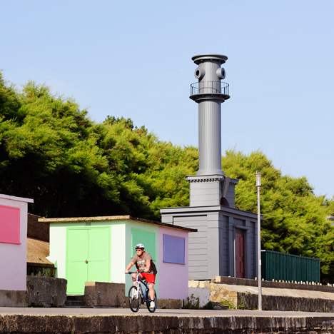 Beach Hut in the Style of Nicholas Hawksmoor by Pablo Bronstein