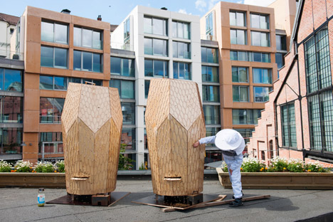 Beehives by Snohetta