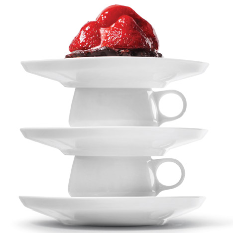 CF Moller stacking tableware