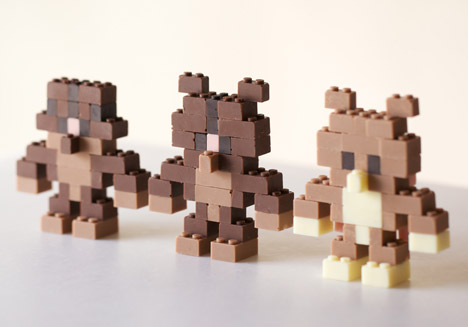 Chocolate Lego by Akihiro Mizuuchi