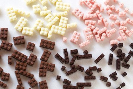 Chocolate Lego by Akihiro Mizuuchi