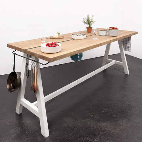Cooking Table by Moritz Putzier
