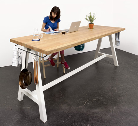 Cooking Table by Moritz Putzier