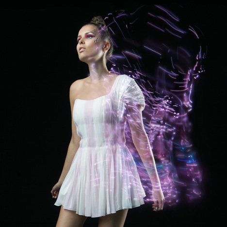 With smart textiles we can “download new colours or patterns” to our clothes