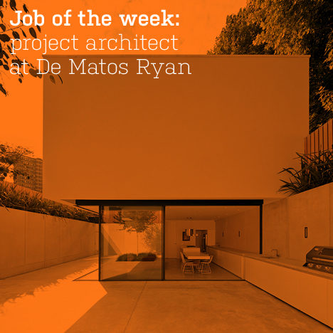 Job of the week: project architect at De Matos Ryan