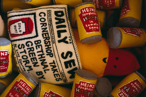 The Felt Cornershop by Lucy Sparrow
