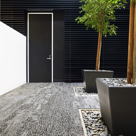 Interface launches Human Nature flooring tiles modelled on forest floors and garden paths