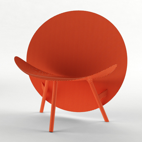 Hypetex Halo carbon-fibre chair Hypetex Halo carbon-fibre chair