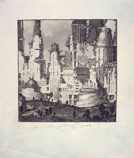 Lebbeus Woods Tchoban Foundation drawings and illustrations