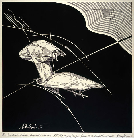 Lebbeus Woods Tchoban Foundation drawings and illustrations