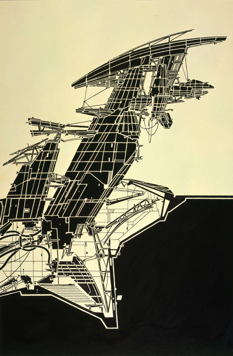 Lebbeus Woods Tchoban Foundation drawings and illustrations