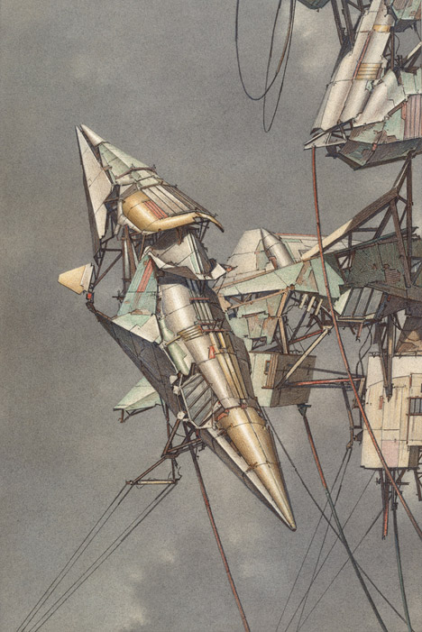 Lebbeus Woods Tchoban Foundation drawings and illustrations