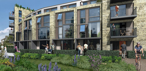 Glenn Howell's new housing development at Canada Water