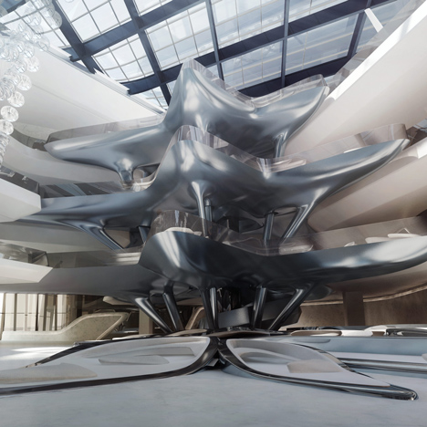 ME Dubai hotel atrium by Zaha Hadid