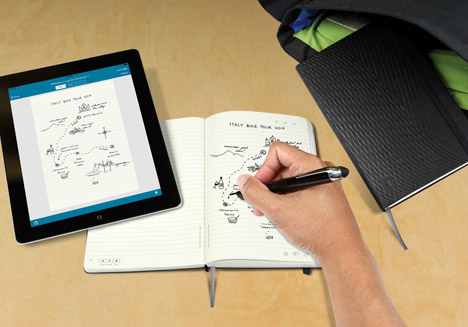 Moleskine notebook by Livescribe