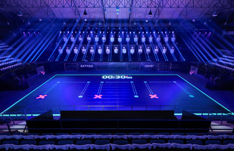 Nike LED basketball court