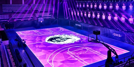 Nike LED basketball court