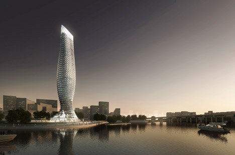 Doumen Observation Tower by RMJM
