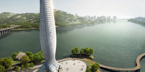 Doumen Observation Tower by RMJM
