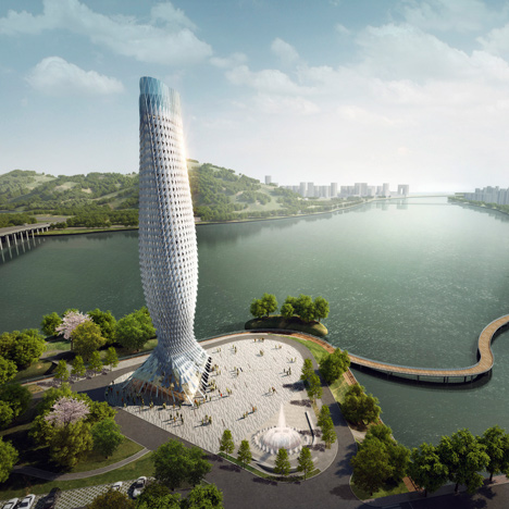 Doumen Observation Tower by RMJM