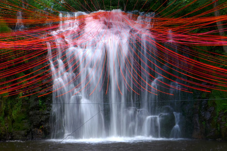 Pier Fabre Dripping installation for Horizons Sancy 2014