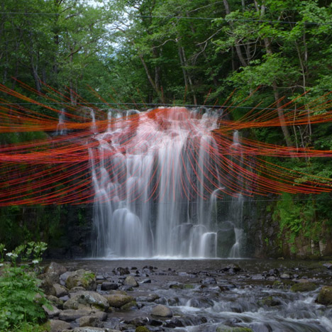 Pier Fabre Dripping installation for Horizons Sancy 2014