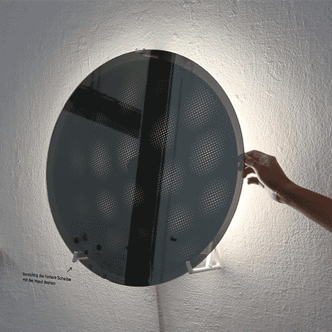Project Moire Mirror by Hayo Gebauer