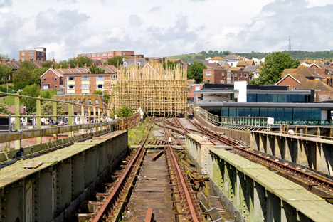 The Electrified Line by Gabriel Lester for the 2014 Folkestone Triennial