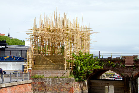 The Electrified Line by Gabriel Lester for the 2014 Folkestone Triennial