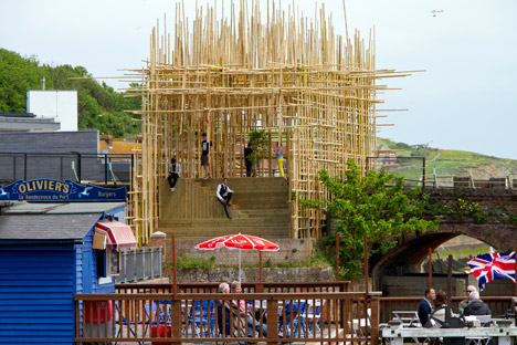 The Electrified Line by Gabriel Lester for the 2014 Folkestone Triennial