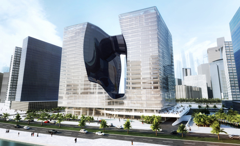 The Opus exterior by day