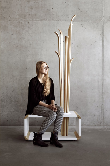 Tilia Coat Stand by Alicja Prussakowska
