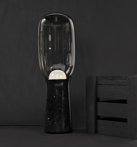 Torch lamp by Dan Yeffet