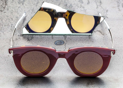 Two Way reversible sunglasses by Haik and Kaibosh