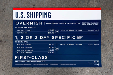 US postal service redesign by Grand Army