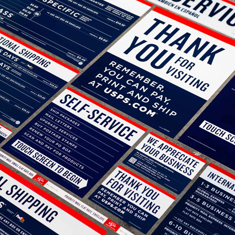 US postal service redesign by Grand Army