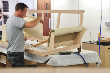 Coakley & Cox will give live upholstery demonstrations