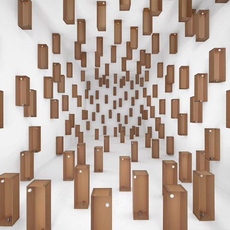 Zimoun interiors installation