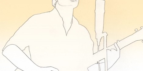 Stefan G Bucher animates Wesley Stace in his music video for Goodbye Jane