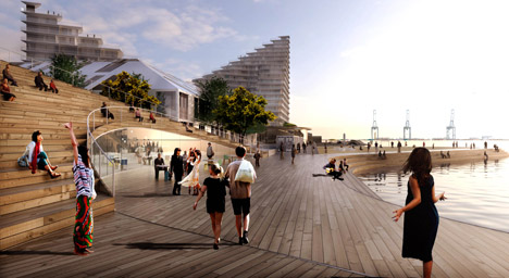 Aarhus harbour by BIG