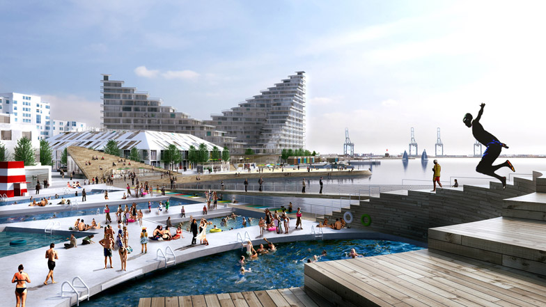 Aarhus harbour by BIG