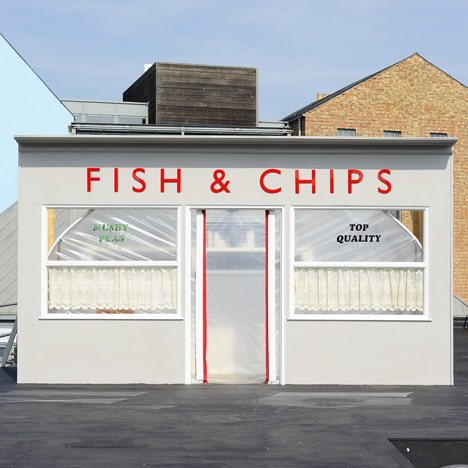 Rooftop fish and chip shop by Something & Son is (slowly) growing its own produce