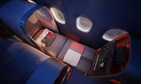 Athlete's plane by Teague for Nike