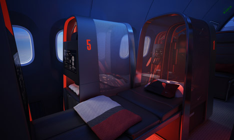 Athlete's plane by Teague for Nike