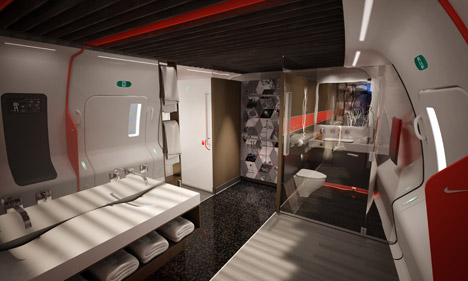 Athlete's plane by Teague for Nike