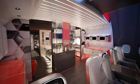 Athlete's plane by Teague for Nike